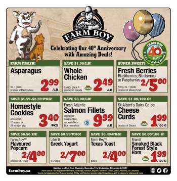 Farm Boy Flyer - December 02, 2021 - December 08, 2021.