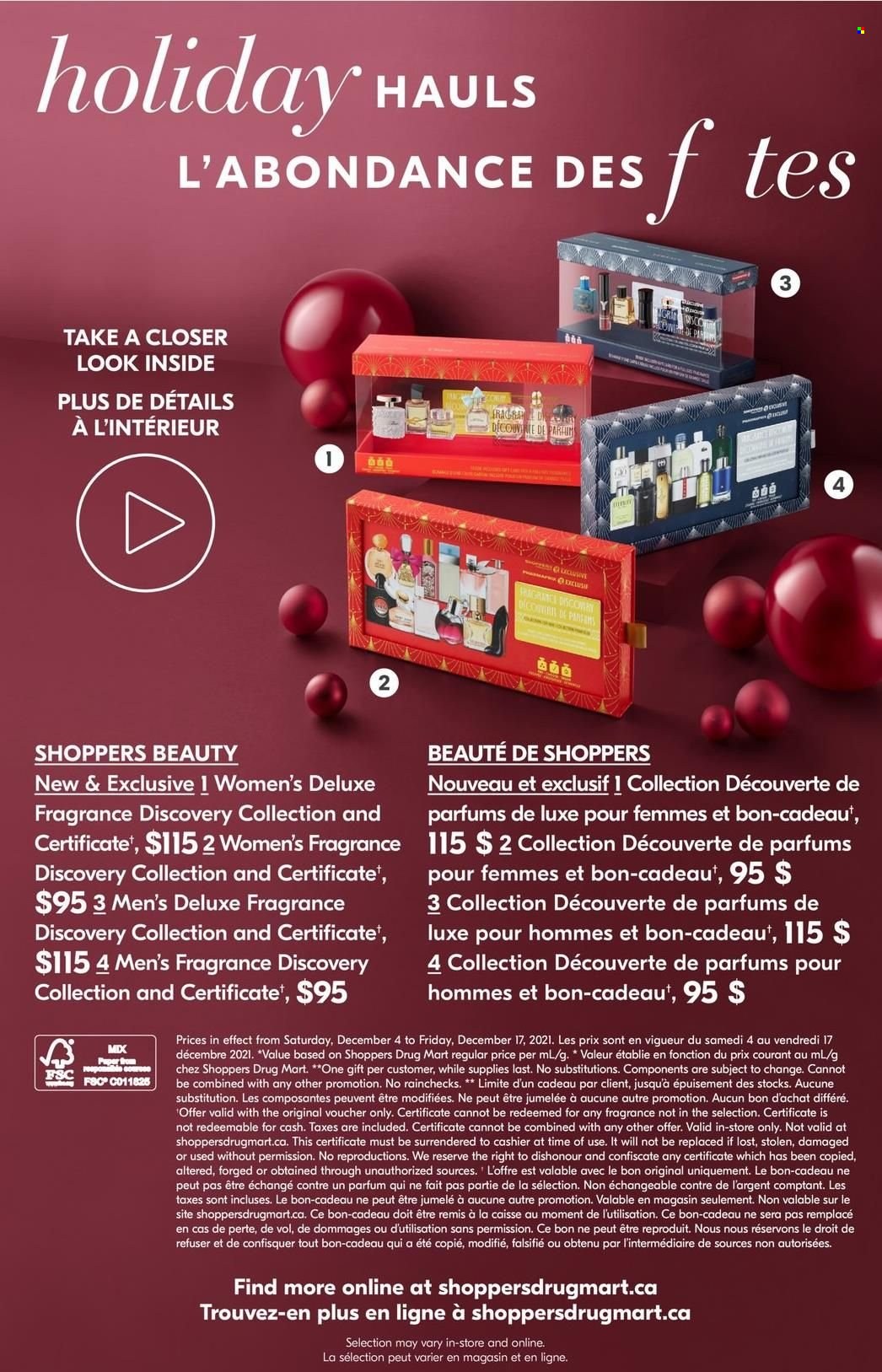 Shoppers Drug Mart flyer - December 04, 2021 - December 17, 2021. Page 3