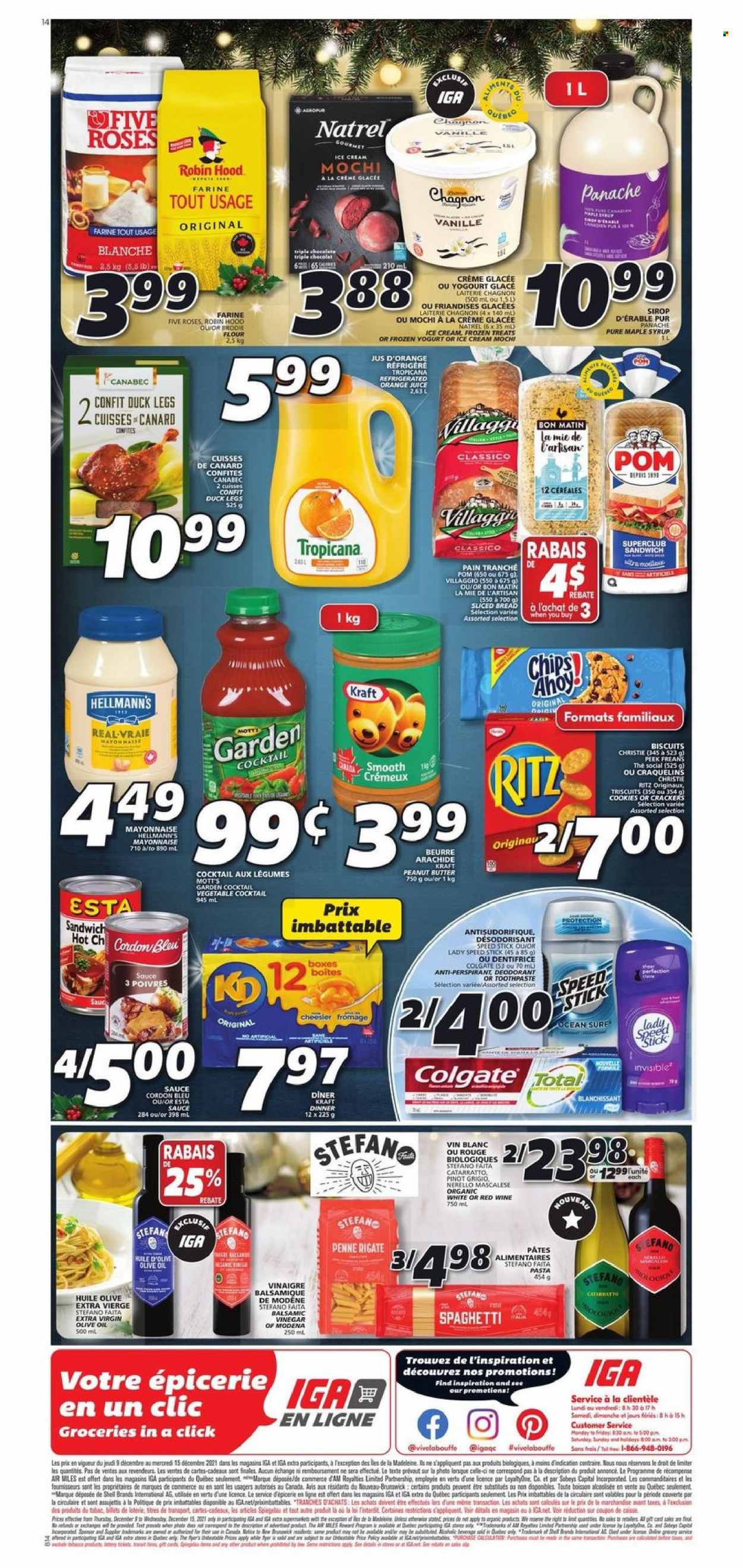 IGA flyer - December 09, 2021 - December 15, 2021. Page 2