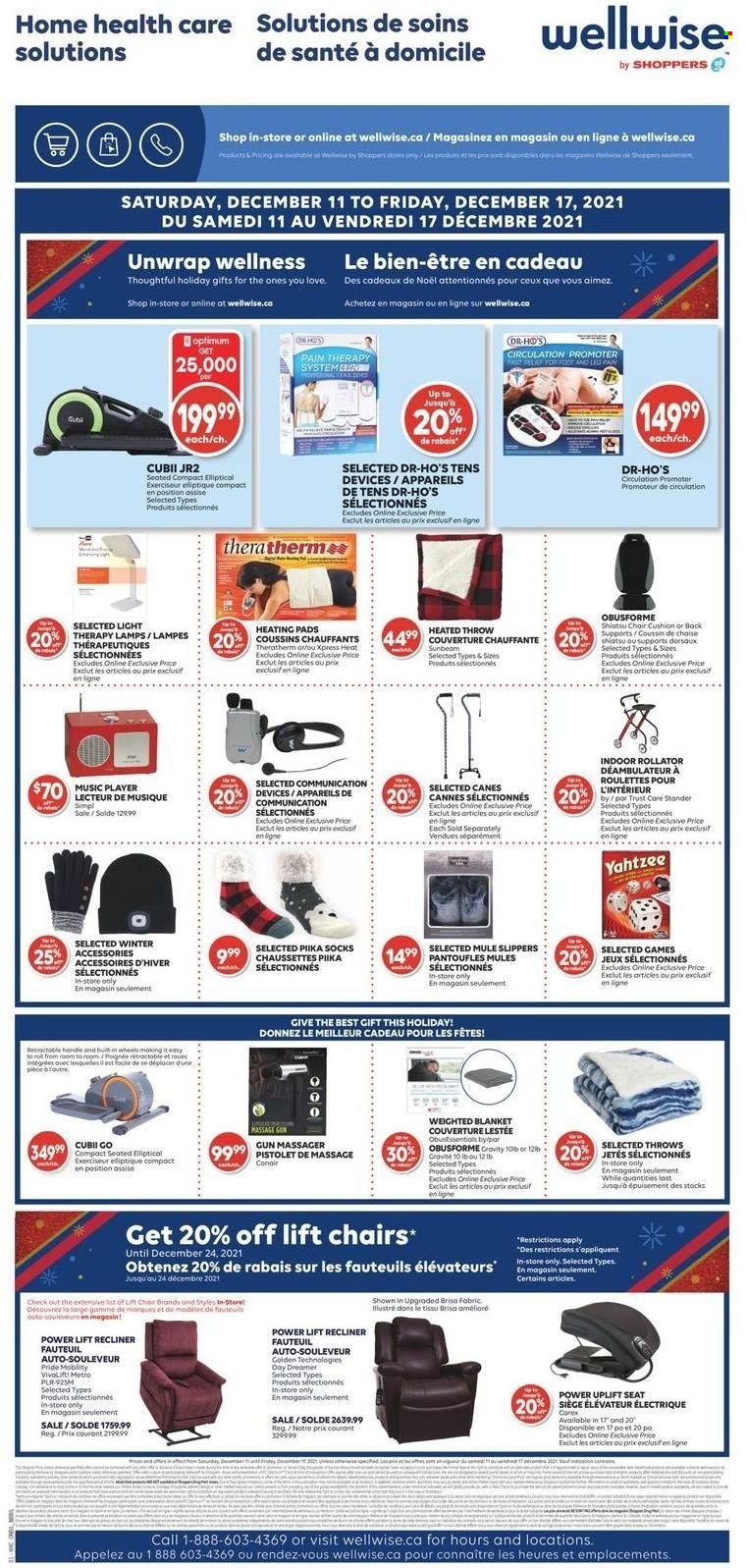 Shoppers Drug Mart flyer - December 11, 2021 - December 16, 2021. Page 25
