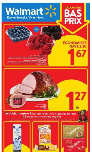 Circulaire Walmart - 16 Décembre 2021 - 24 Décembre 2021.