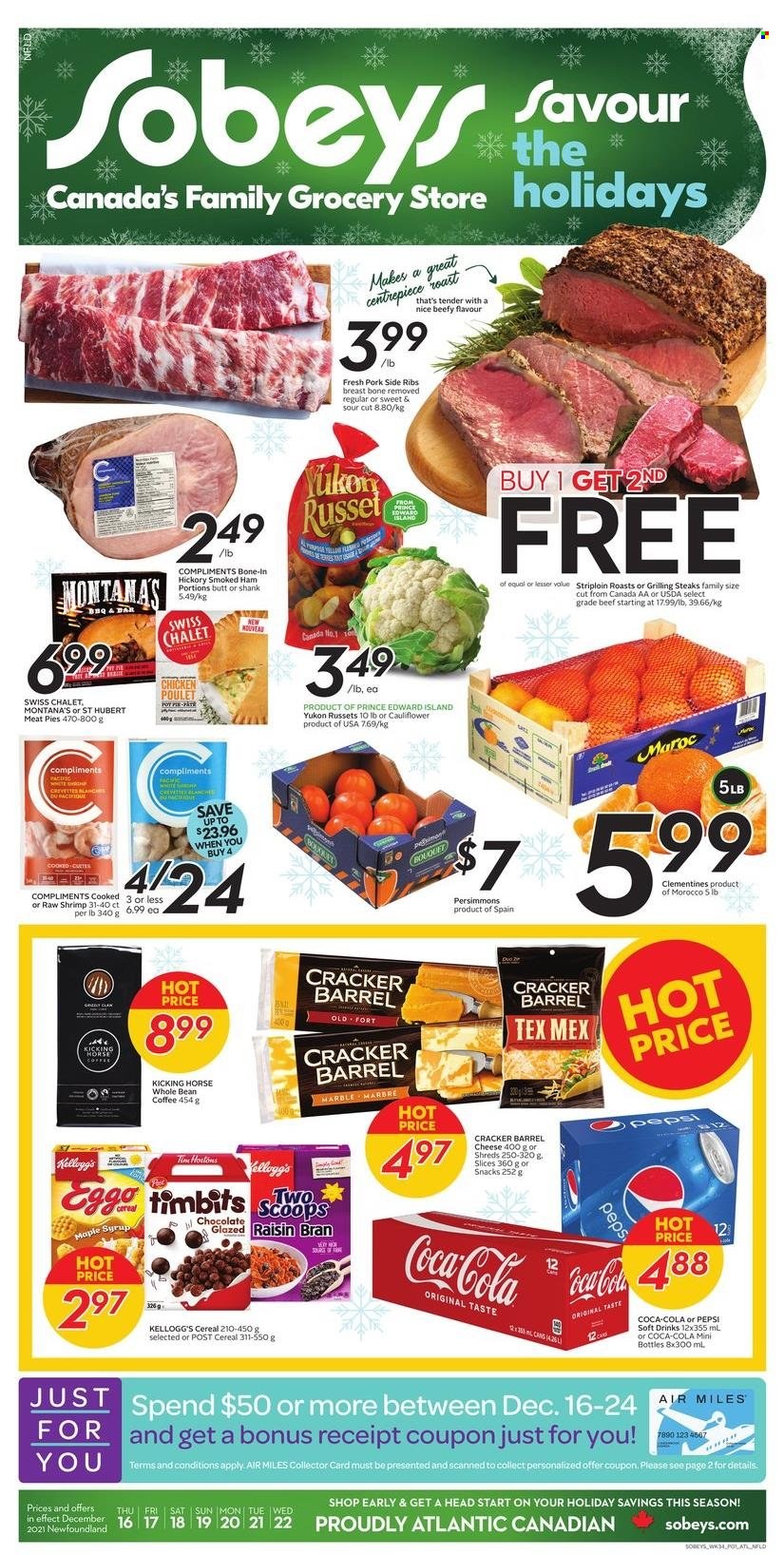 Sobeys flyer - December 16, 2021 - December 22, 2021. Page 1