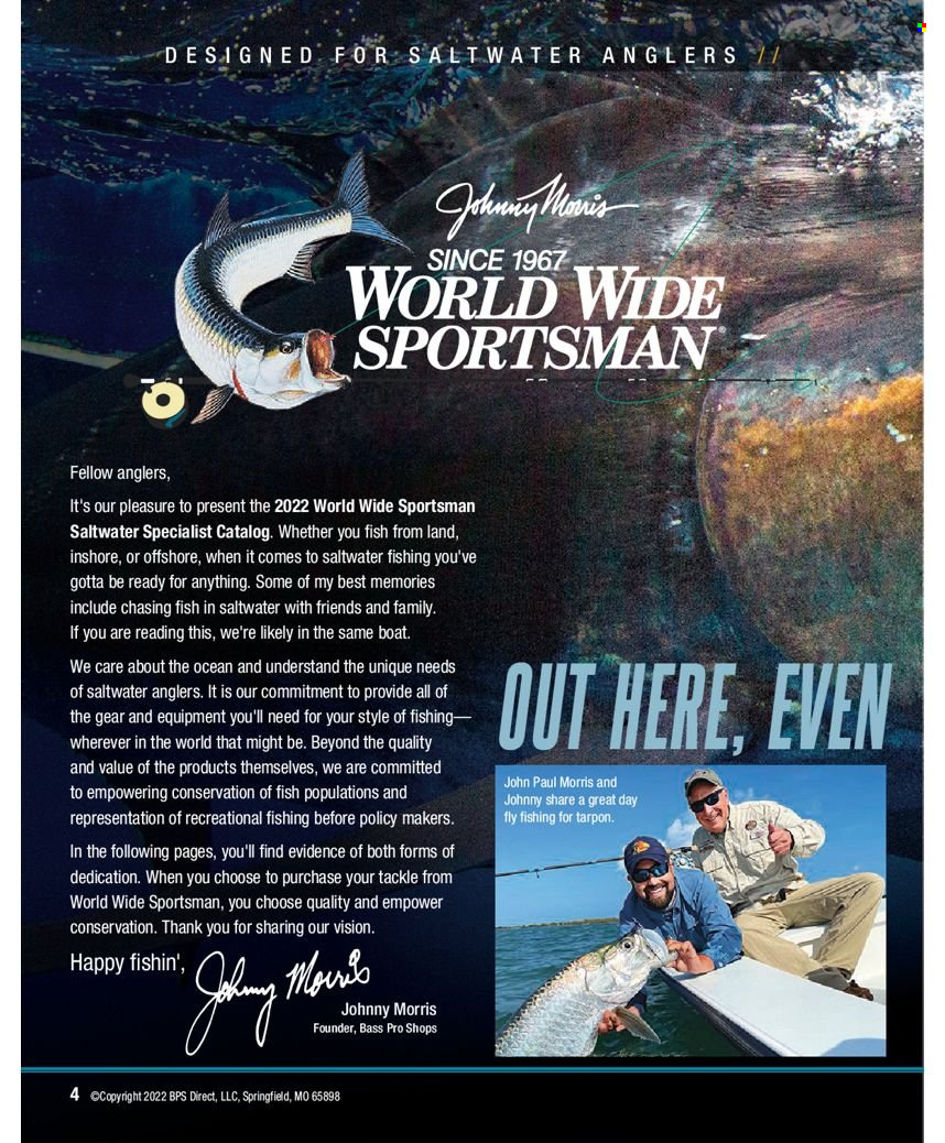 thumbnail - Bass Pro Shops Flyer - Sales products - boat, Bass Pro. Page 4.