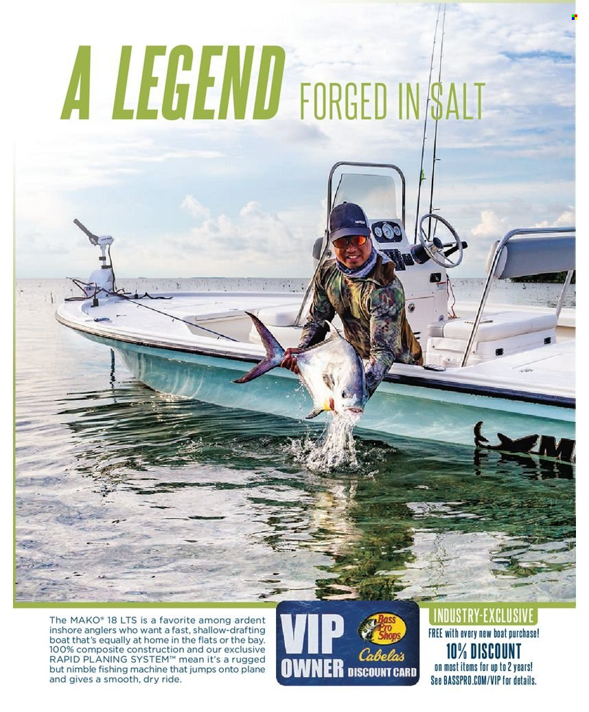 thumbnail - Bass Pro Shops Flyer - Sales products - boat. Page 6.