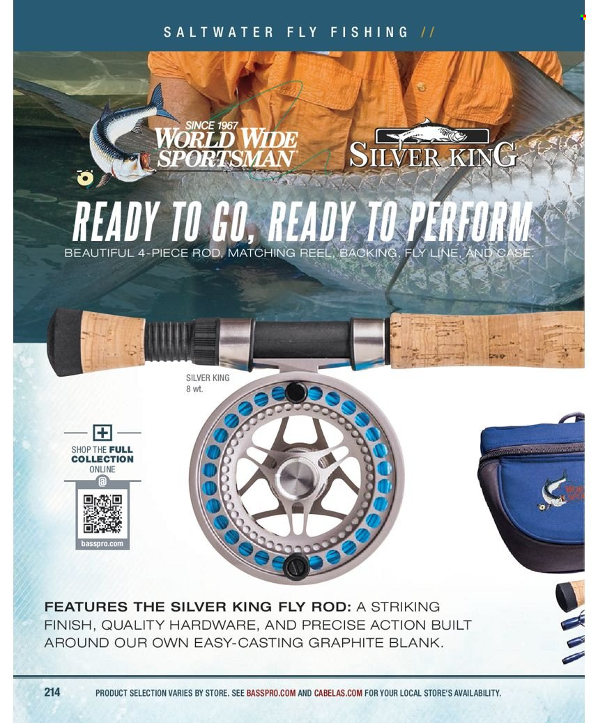 thumbnail - Bass Pro Shops Flyer - Sales products - reel. Page 214.