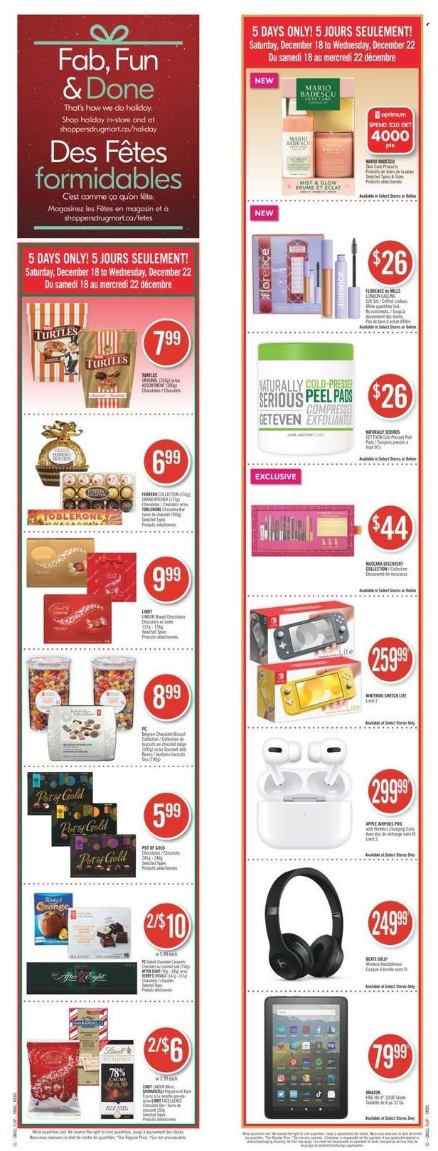 Shoppers Drug Mart flyer - December 18, 2021 - December 22, 2021. Page 16