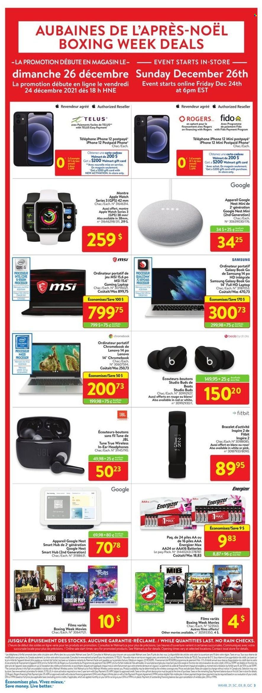 Walmart flyer - December 26, 2021 - December 29, 2021. Page 3