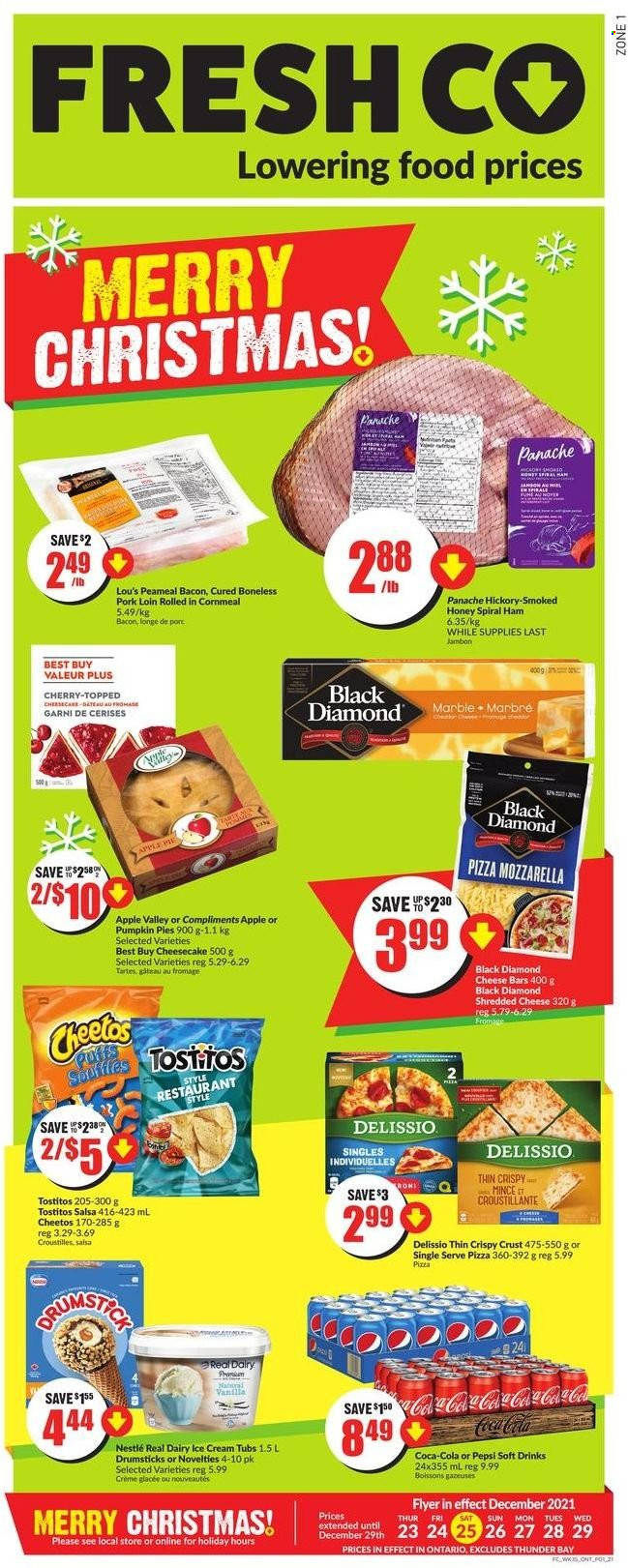 FreshCo. flyer - December 23, 2021 - December 29, 2021. Page 1