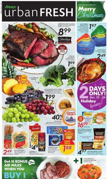 Sobeys Urban Fresh Flyer - December 23, 2021 - December 28, 2021.