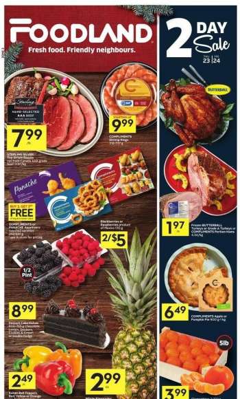 Foodland Flyer - December 23, 2021 - December 29, 2021.