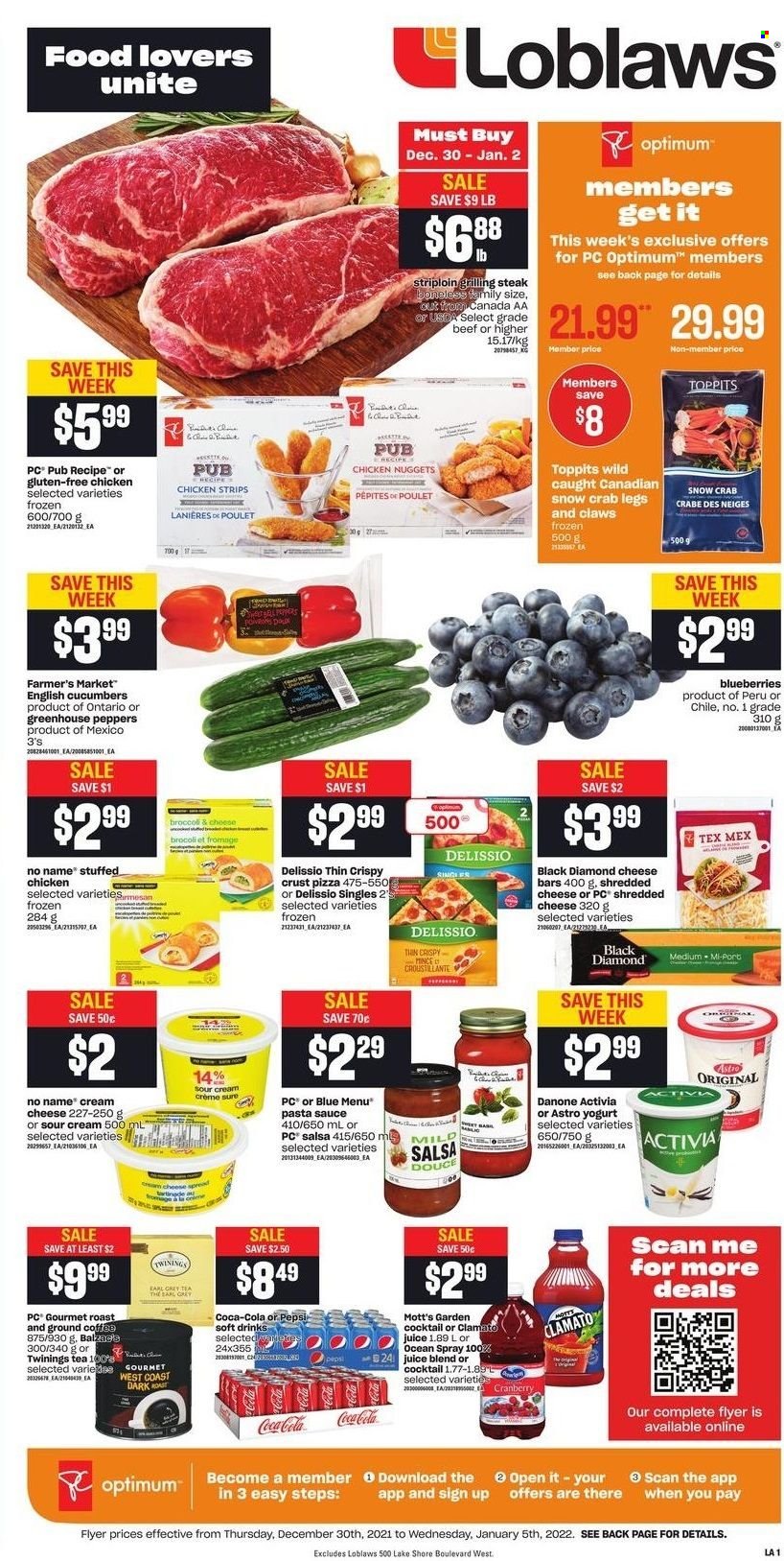Loblaws flyer - December 30, 2021 - January 05, 2022. Page 1