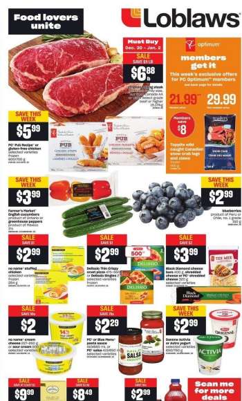 Loblaws Flyer - December 30, 2021 - January 05, 2022.