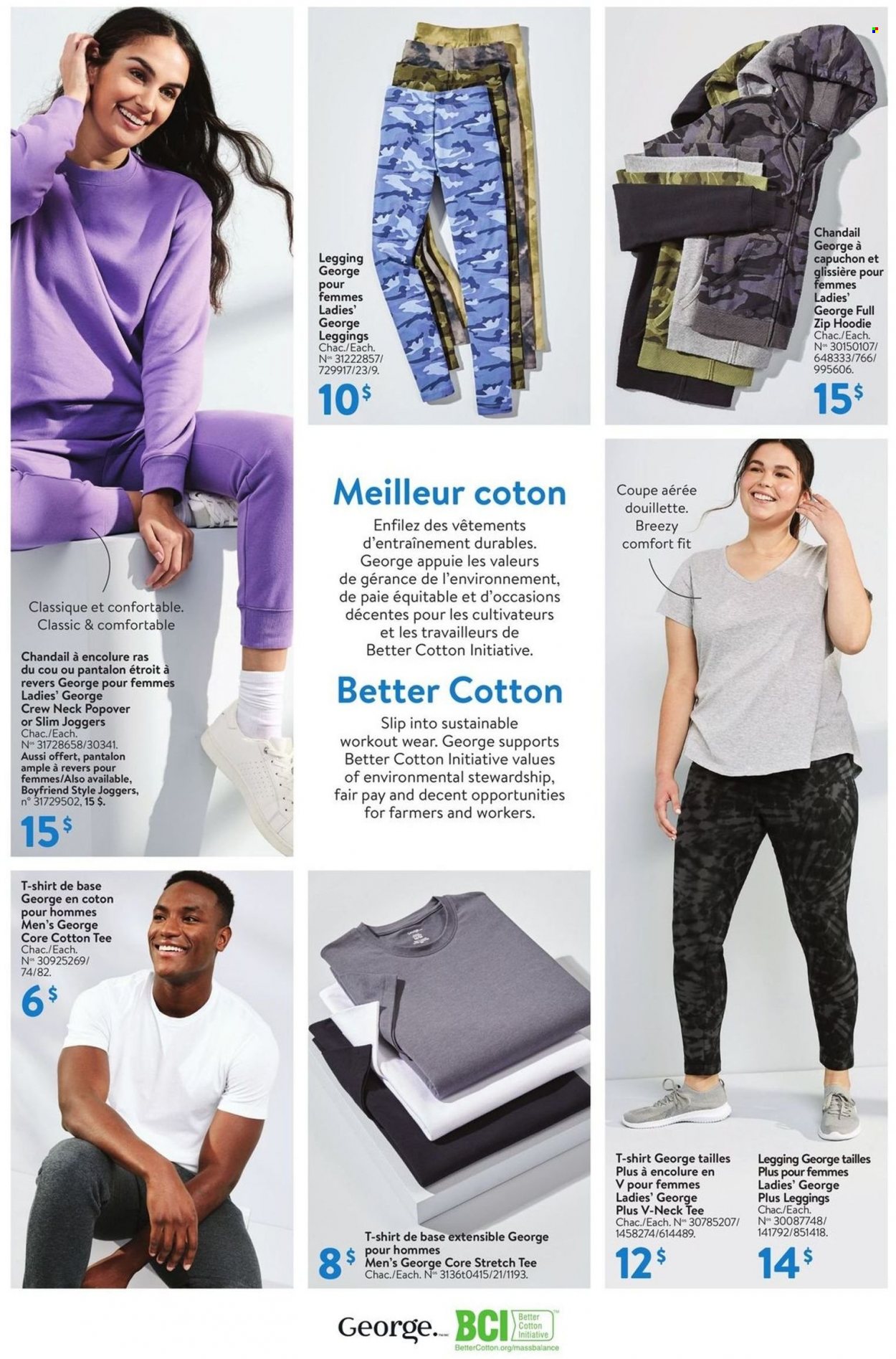 thumbnail - Walmart Flyer - December 30, 2021 - January 19, 2022 - Sales products - hoodie, t-shirt, joggers, leggings. Page 4.