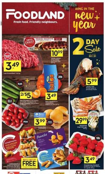 Foodland Flyer - December 30, 2021 - January 05, 2022.
