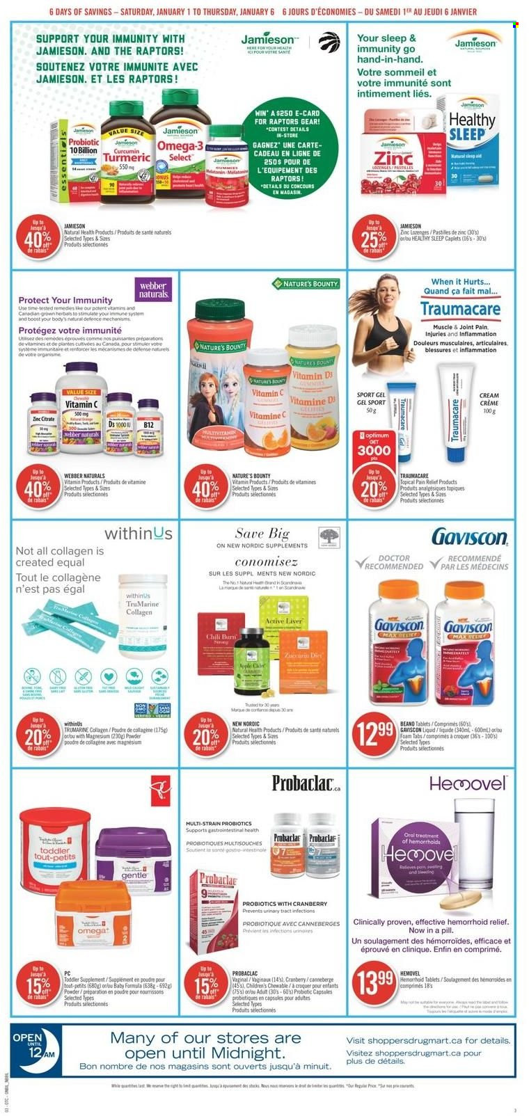 Shoppers Drug Mart flyer - January 01, 2022 - January 06, 2022. Page 3