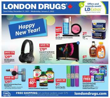 Circulaire London Drugs - 31 Décembre 2021 - 05 Janvier 2022.