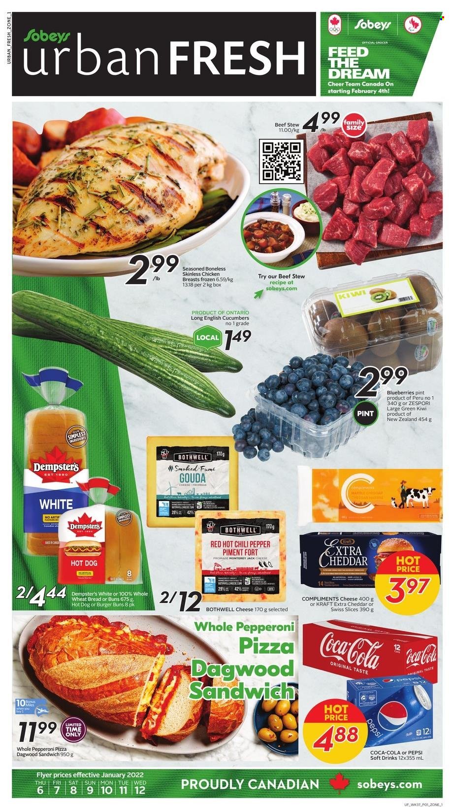 Sobeys Urban Fresh flyer - January 06, 2022 - January 12, 2022. Page 1