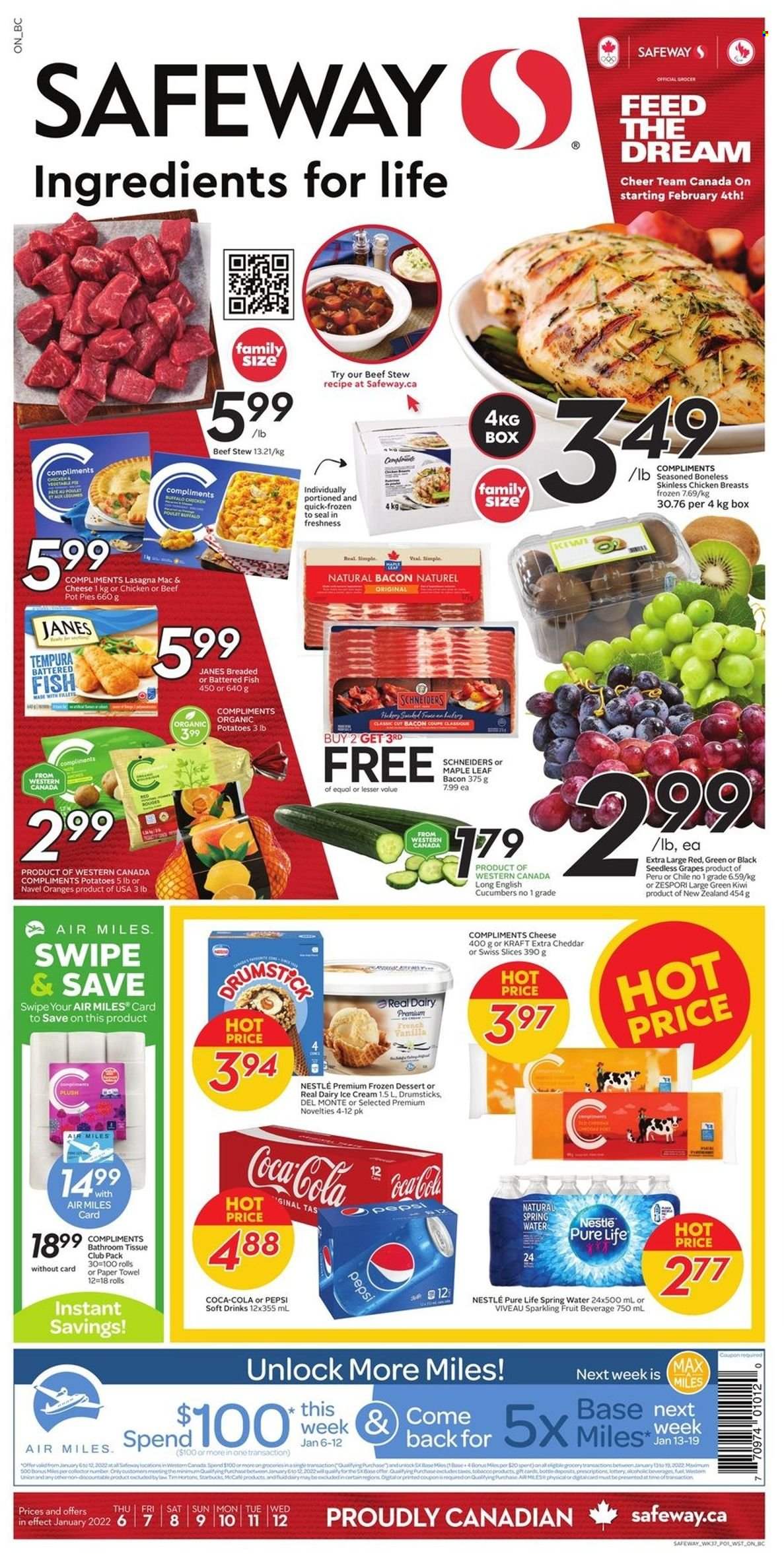 Circulaire Safeway - 06 Janvier 2022 - 12 Janvier 2022. Page 1