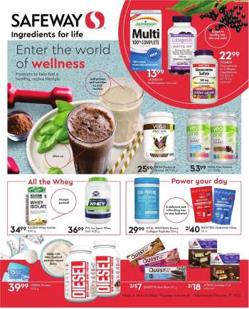 Safeway Flyer - January 06, 2022 - February 09, 2022.