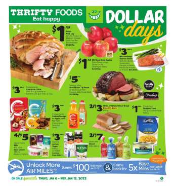 Thrifty Foods Flyer - January 06, 2022 - January 12, 2022.