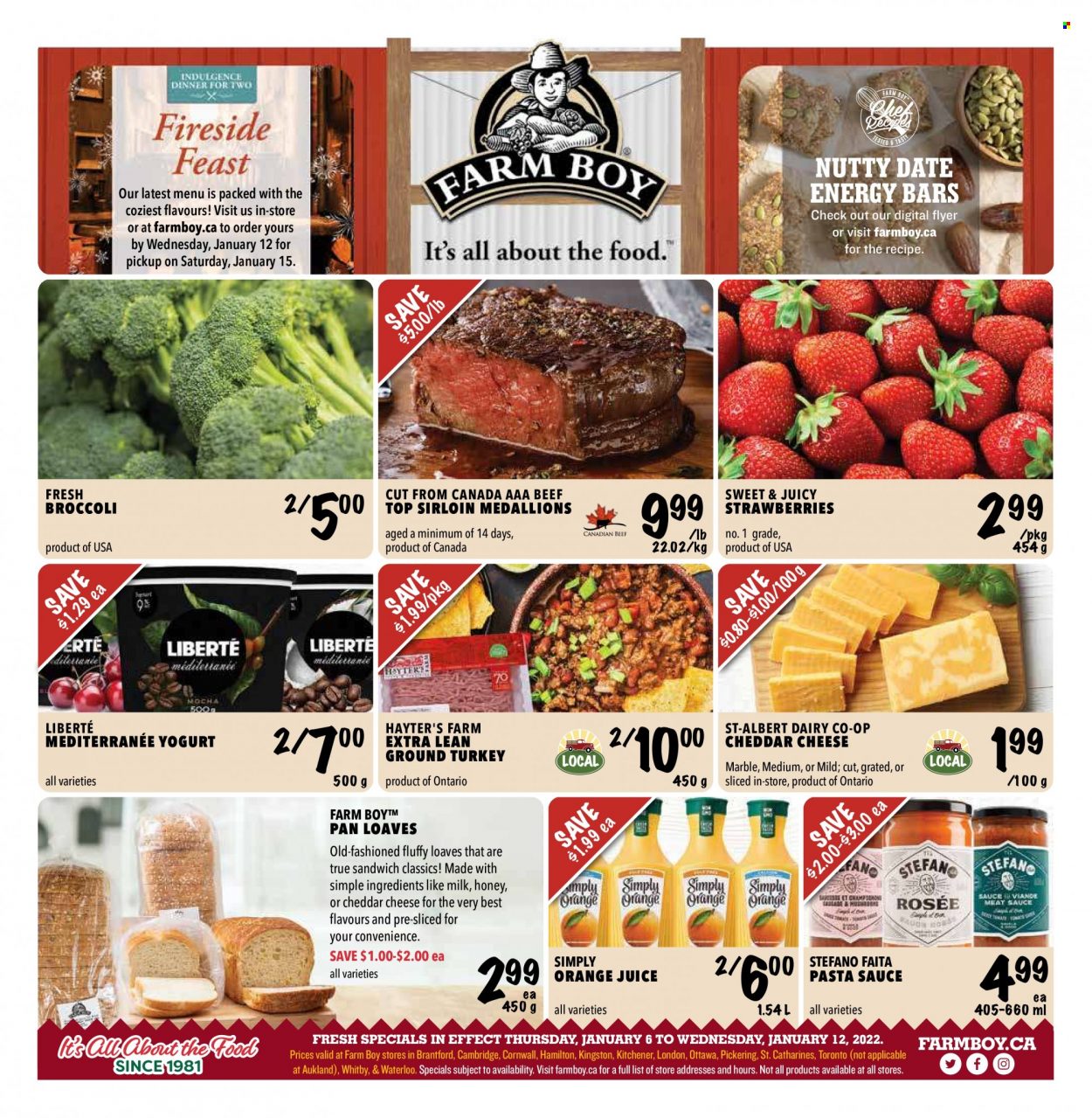 Farm Boy flyer - January 06, 2022 - January 12, 2022. Page 1