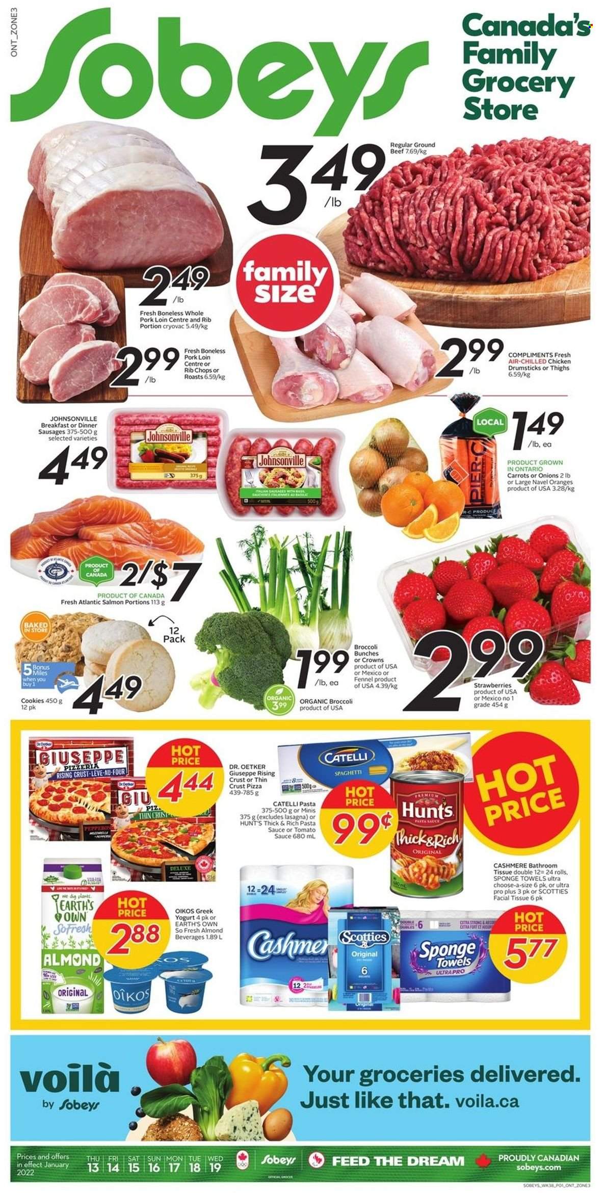 Sobeys flyer - January 13, 2022 - January 19, 2022. Page 1