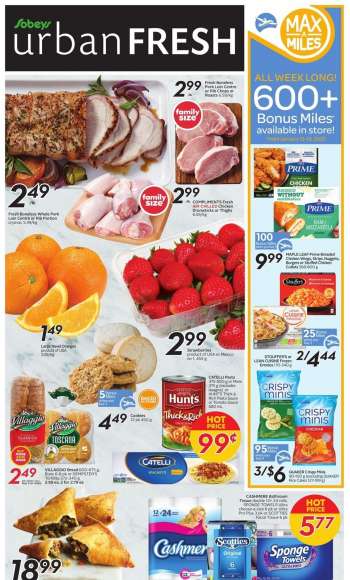 Sobeys Urban Fresh Flyer - January 13, 2022 - January 19, 2022.