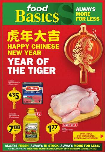 Food Basics Flyer - January 13, 2022 - January 19, 2022.