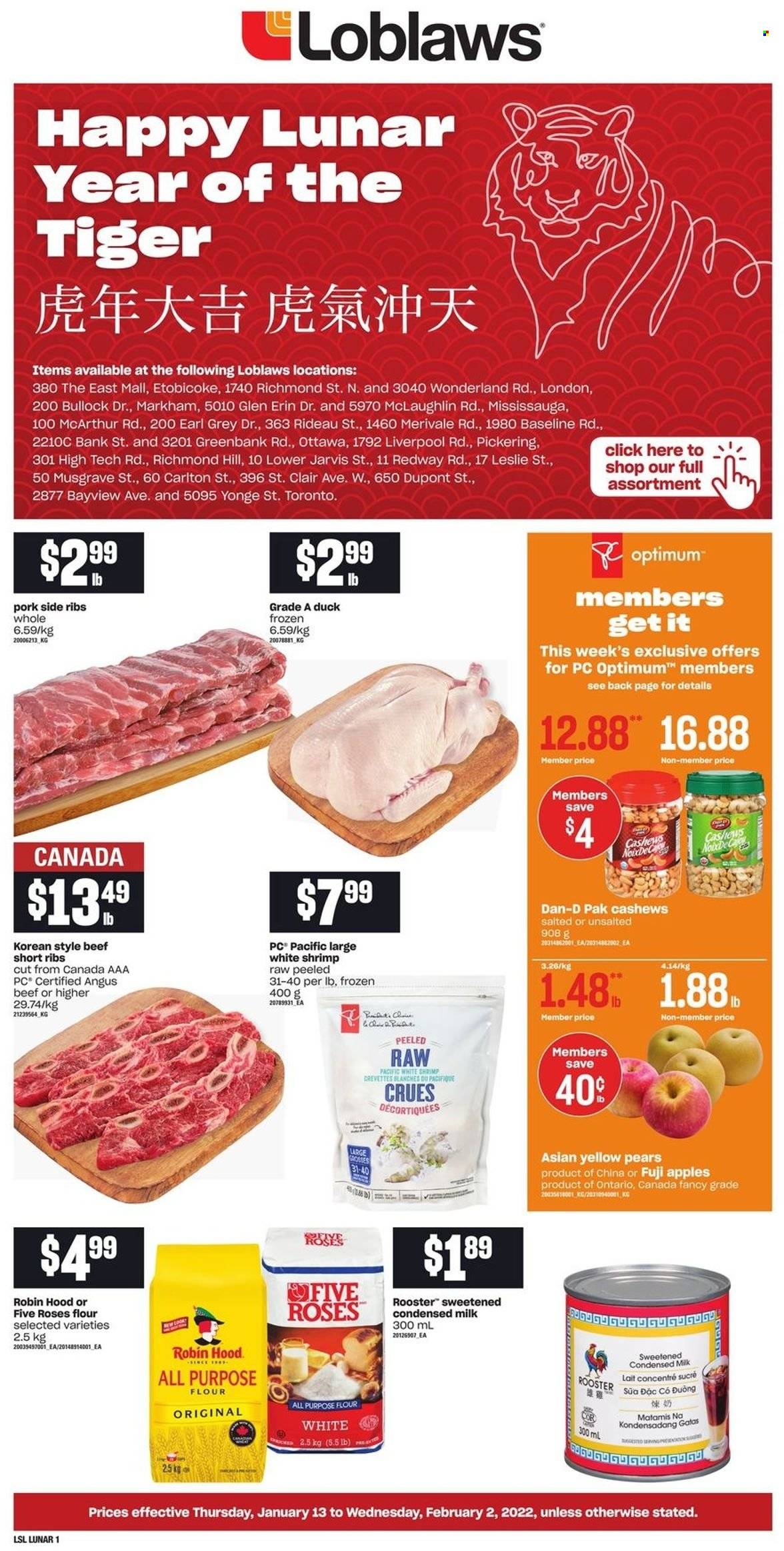 Loblaws flyer - January 13, 2022 - February 02, 2022. Page 1