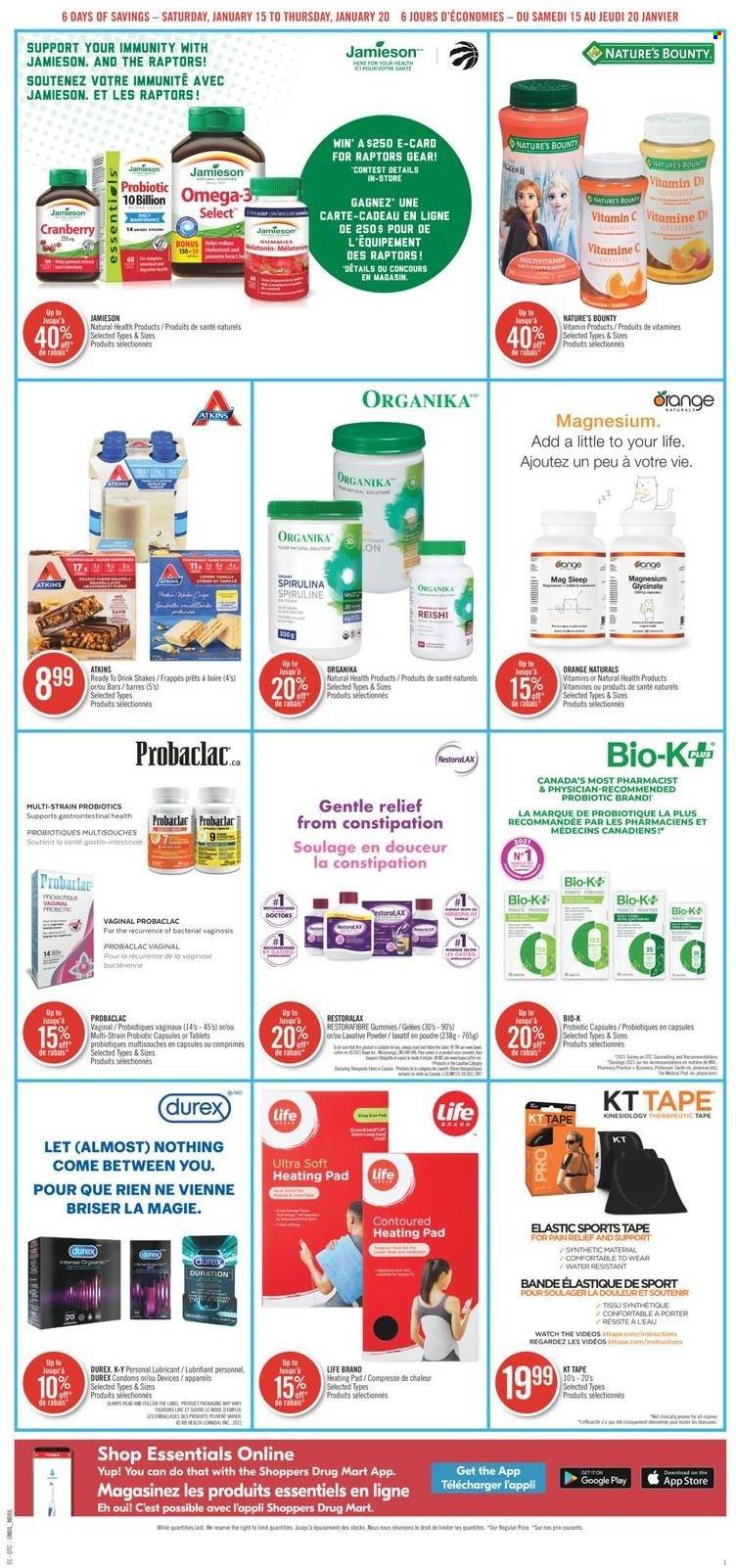 Shoppers Drug Mart flyer - January 15, 2022 - January 20, 2022. Page 5