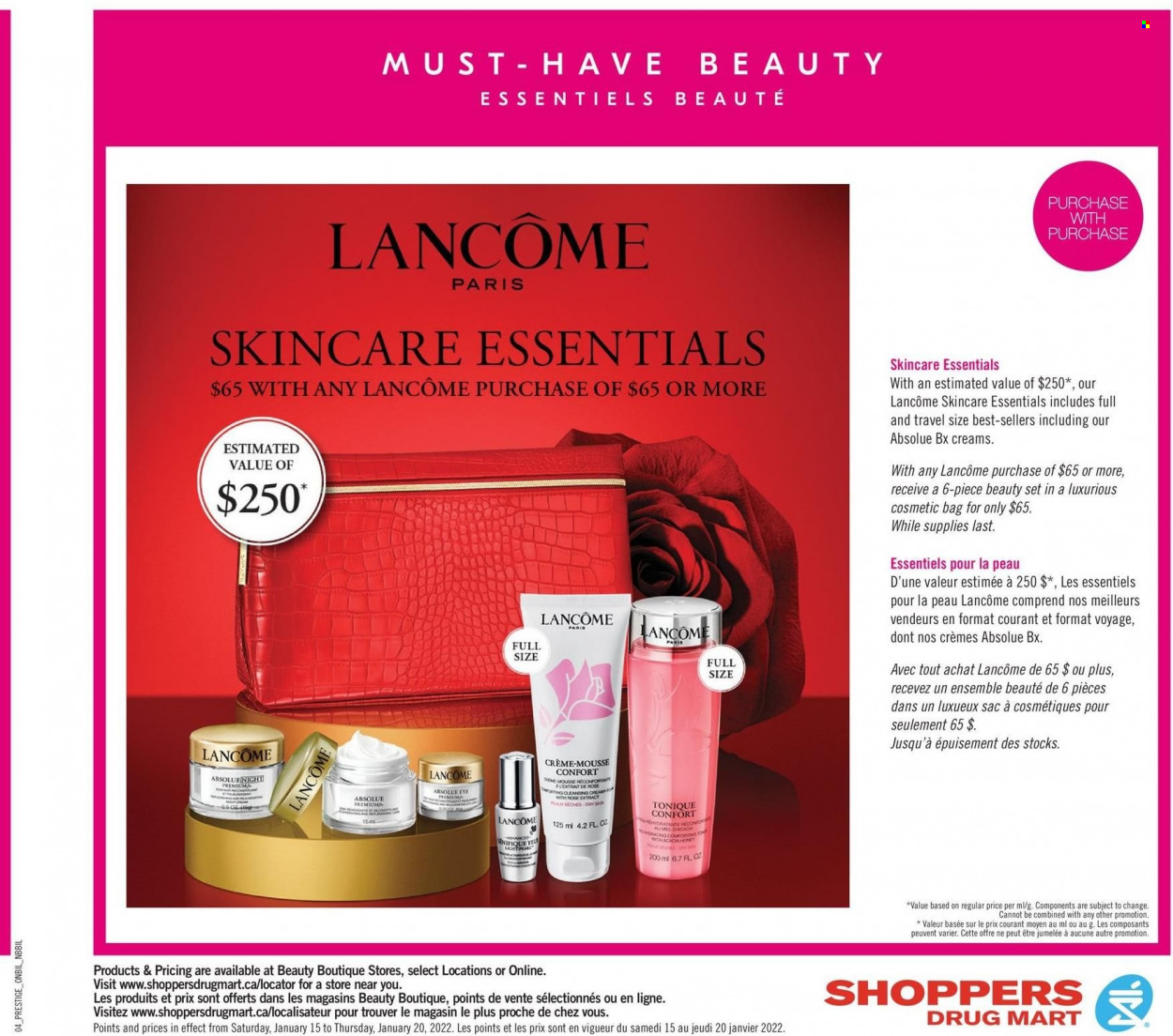 Shoppers Drug Mart flyer - January 15, 2022 - January 20, 2022. Page 9