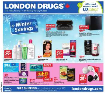 London Drugs Flyer - January 14, 2022 - January 19, 2022.