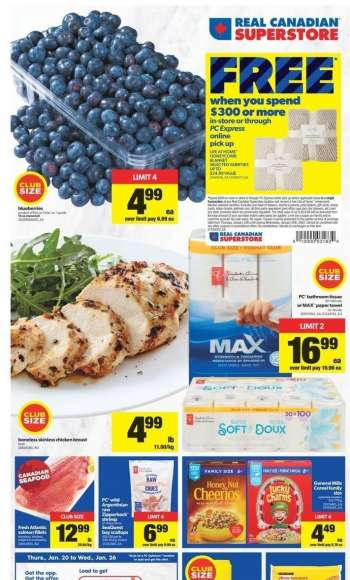 Real Canadian Superstore Flyer - January 20, 2022 - January 26, 2022.