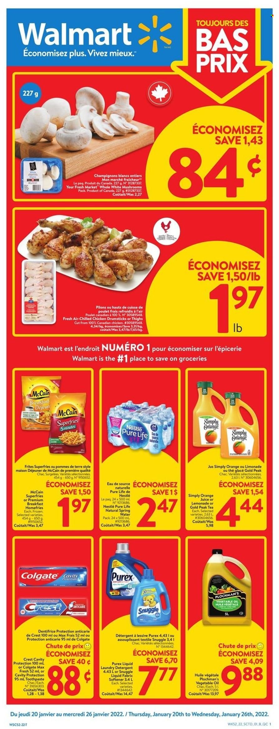 Walmart flyer - January 20, 2022 - January 26, 2022. Page 1