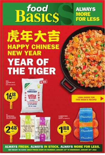 Food Basics Flyer - January 20, 2022 - January 26, 2022.