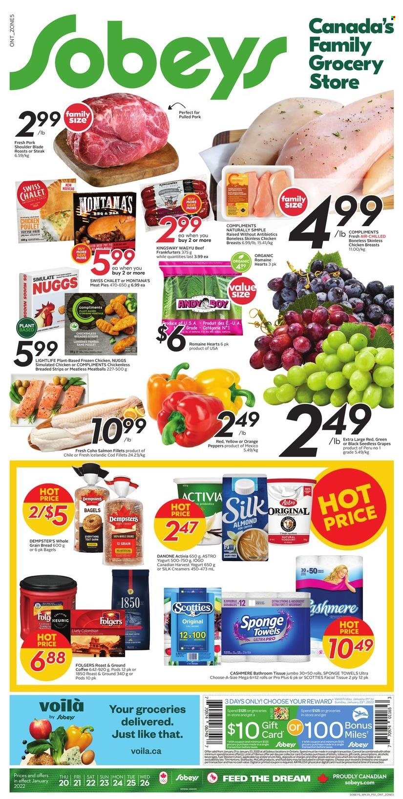 Sobeys flyer - January 20, 2022 - January 26, 2022. Page 1