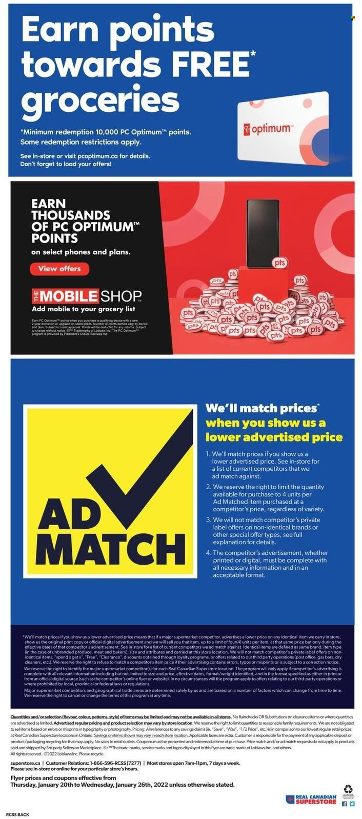 Real Canadian Superstore flyer - January 20, 2022 - January 26, 2022. Page 16