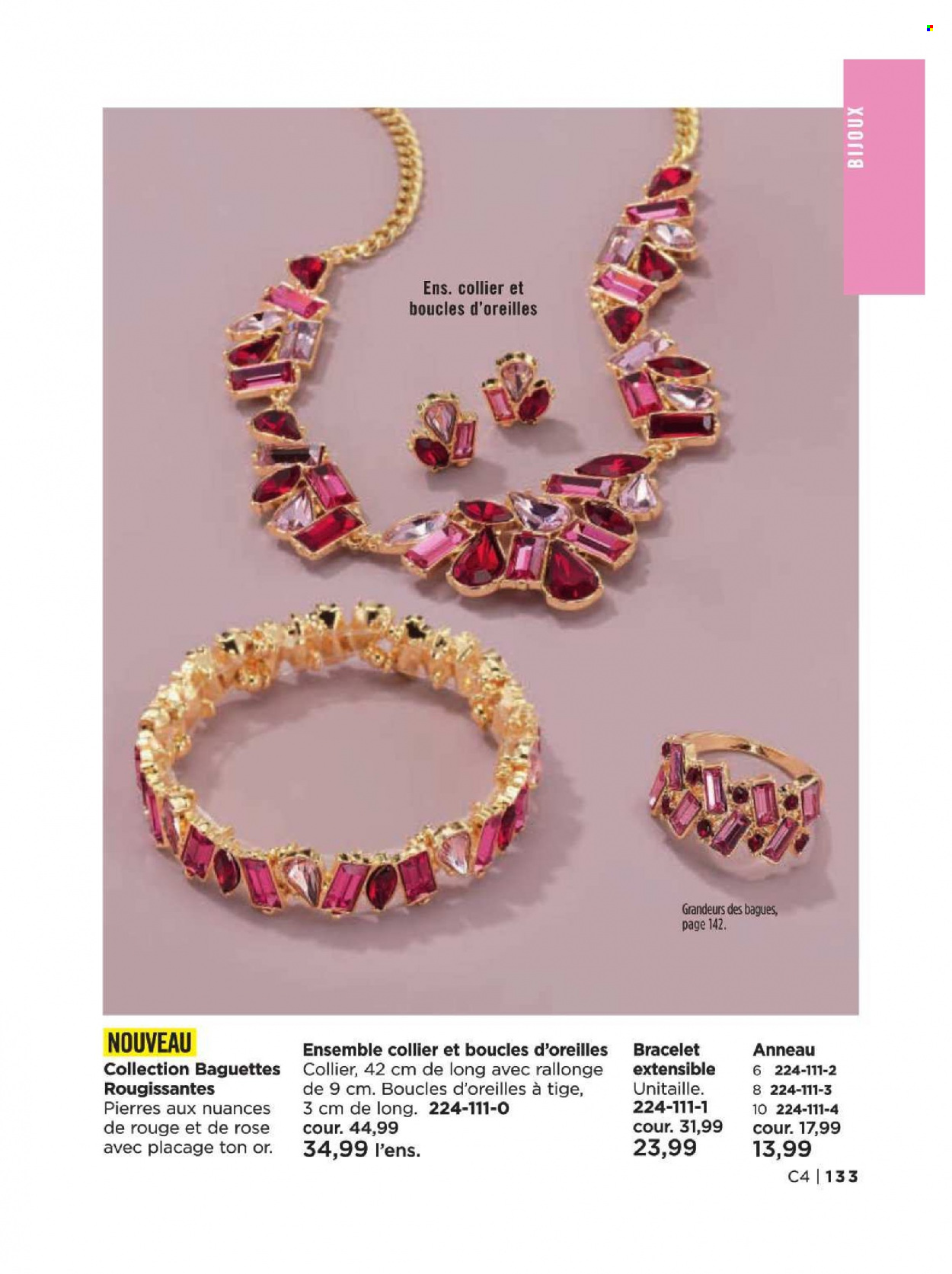 thumbnail - Avon Flyer - Sales products - bracelet. Page 133.