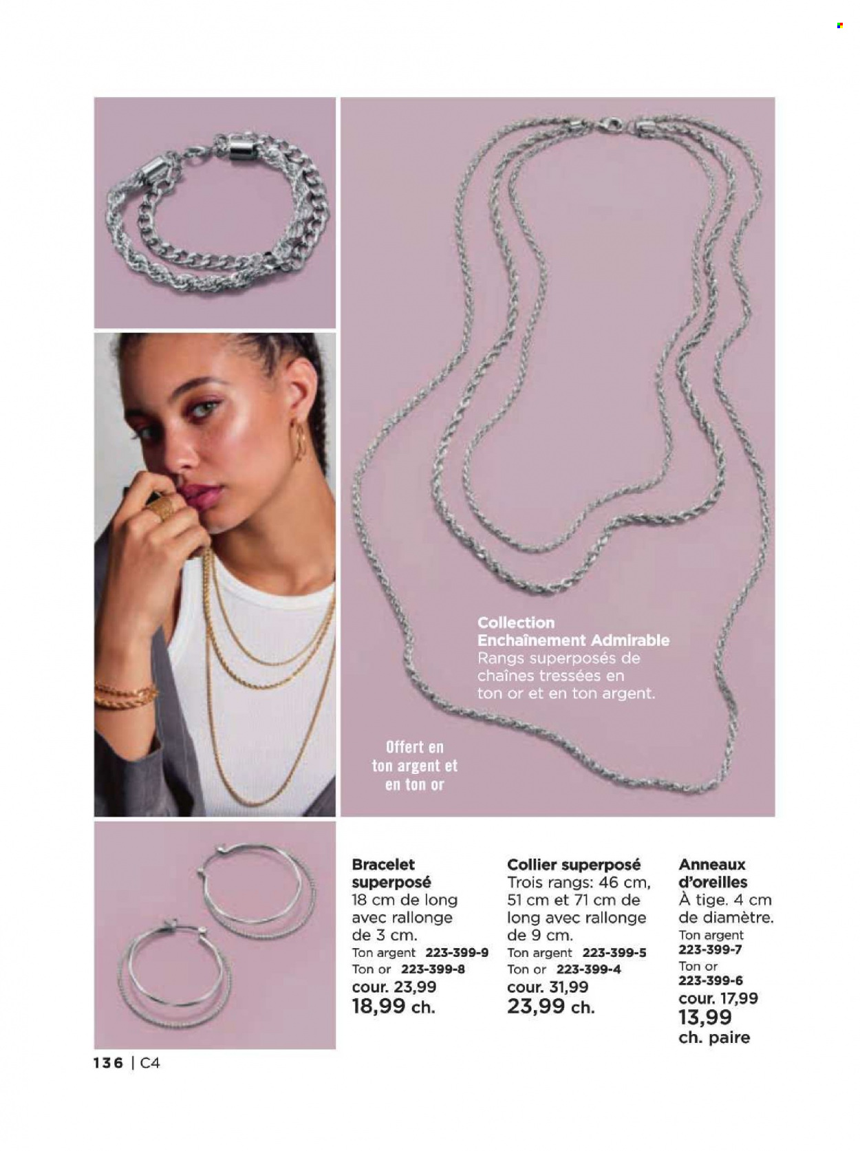 thumbnail - Avon Flyer - Sales products - bracelet. Page 136.