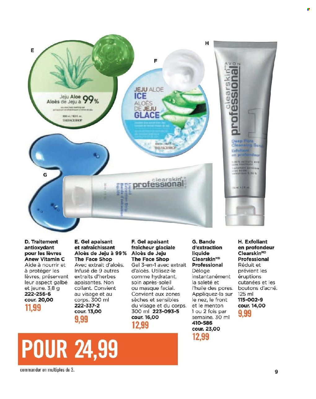 thumbnail - Avon Flyer - Sales products - Anew, vitamin c. Page 9.