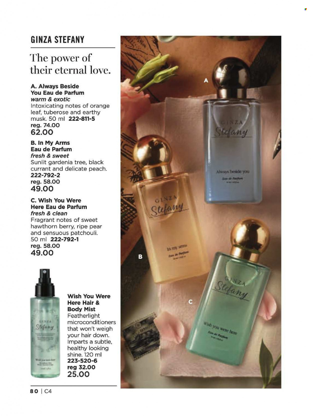 thumbnail - Avon Flyer - Sales products - body mist, eau de parfum. Page 80.