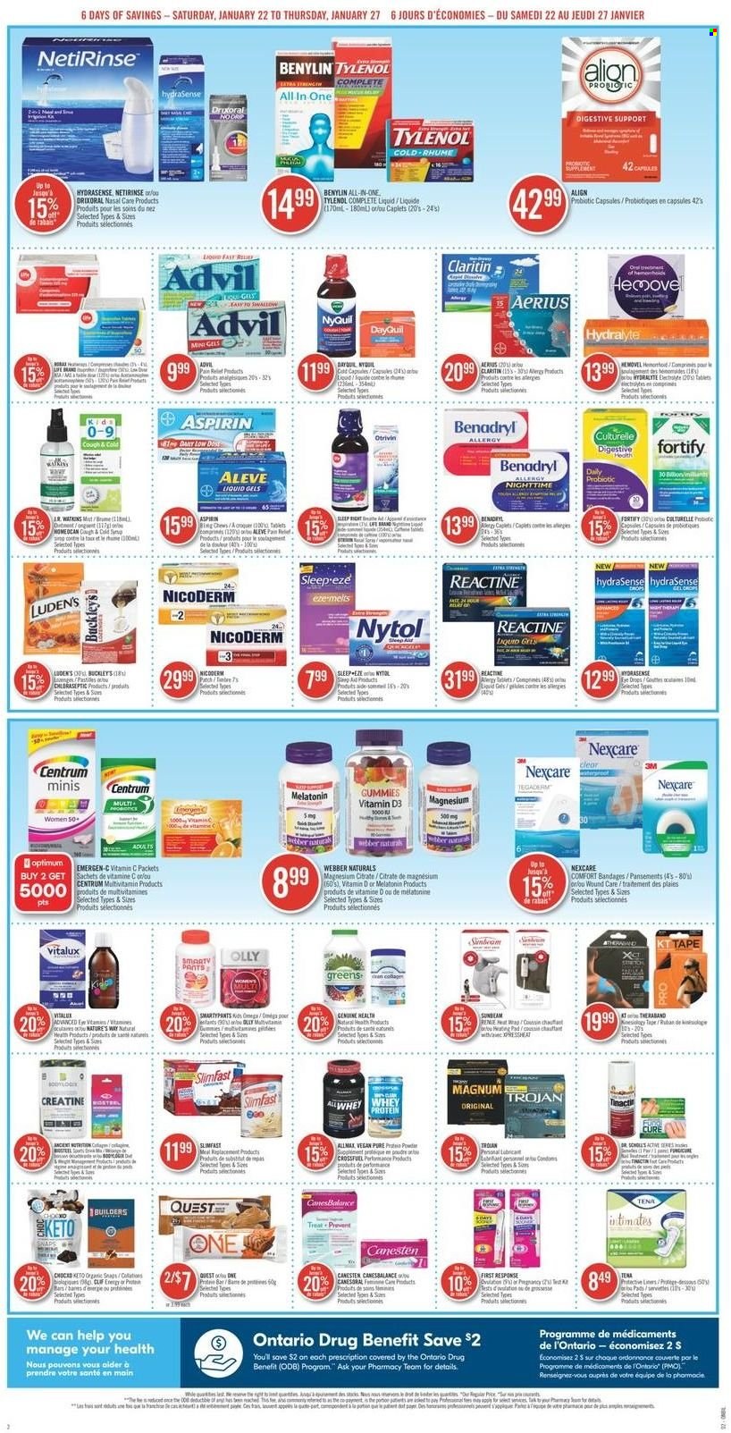 Shoppers Drug Mart flyer - January 22, 2022 - January 27, 2022. Page 2