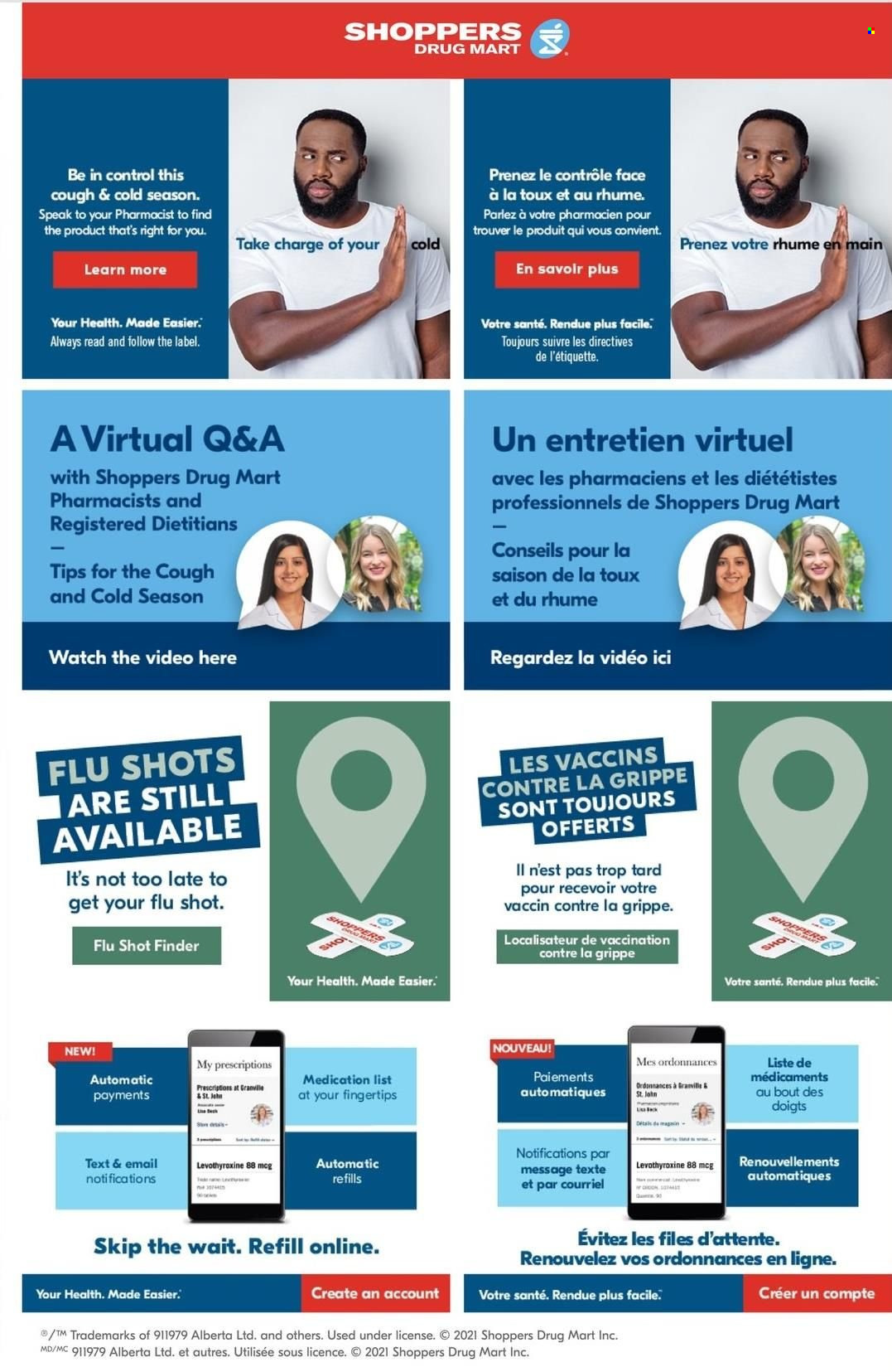 Shoppers Drug Mart flyer - January 22, 2022 - January 27, 2022. Page 15