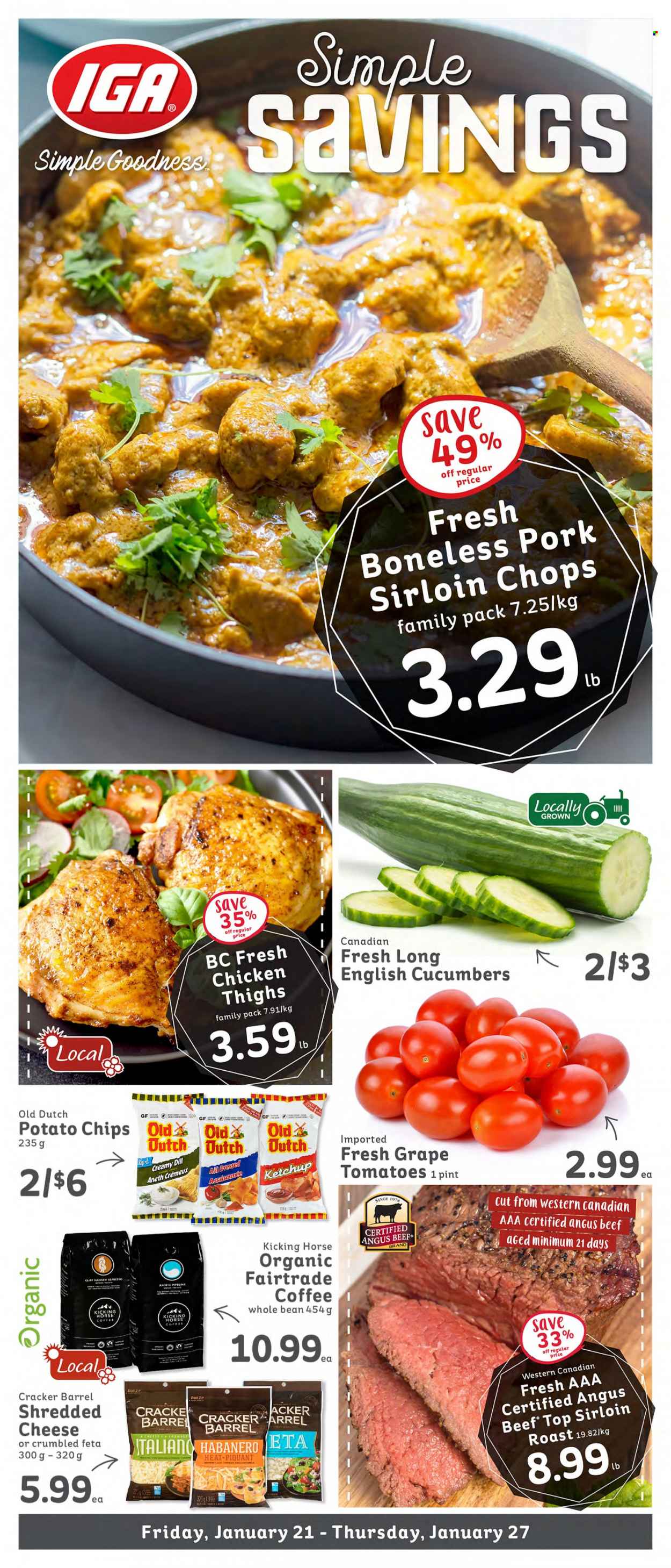 Circulaire IGA Simple Goodness - 21 Janvier 2022 - 27 Janvier 2022. Page 1