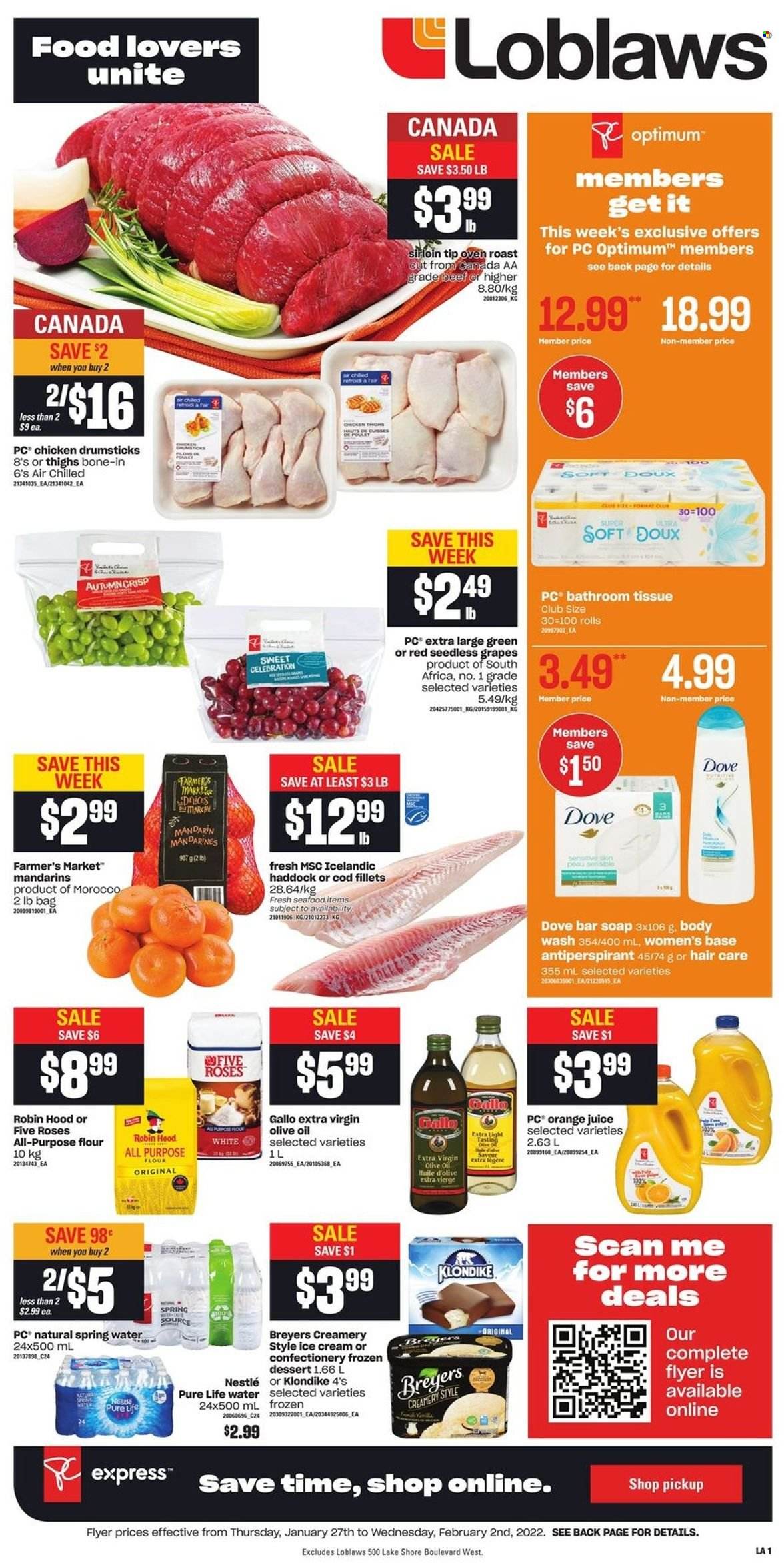 Loblaws flyer - January 27, 2022 - February 02, 2022. Page 1