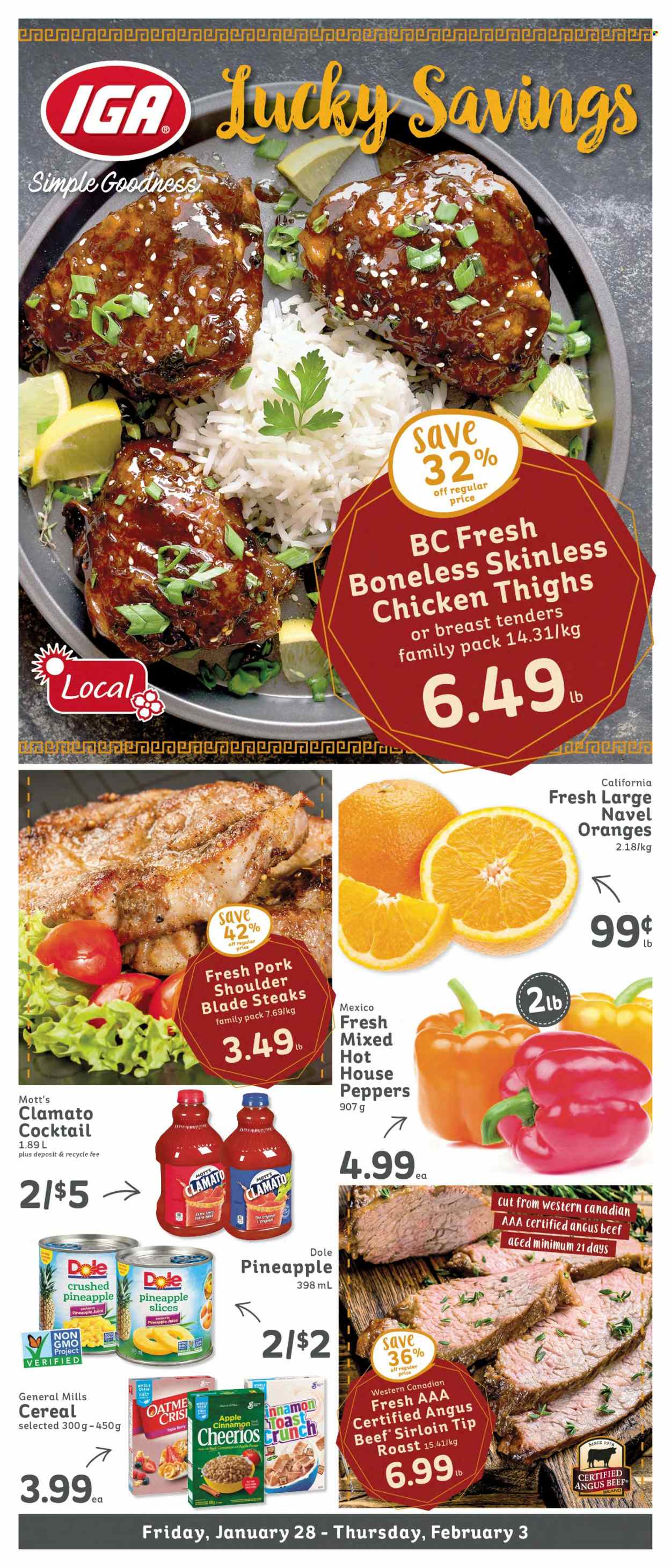 IGA Simple Goodness flyer - January 28, 2022 - February 03, 2022. Page 1
