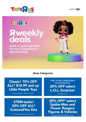 Circulaire Toys''R''Us.