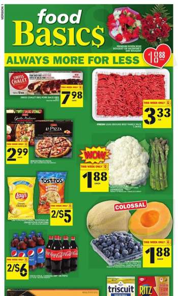 Food Basics Flyer - February 10, 2022 - February 16, 2022.