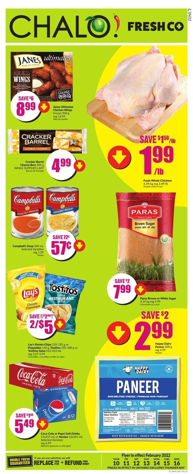 Chalo! FreshCo. flyer - February 10, 2022 - February 16, 2022. Page 1