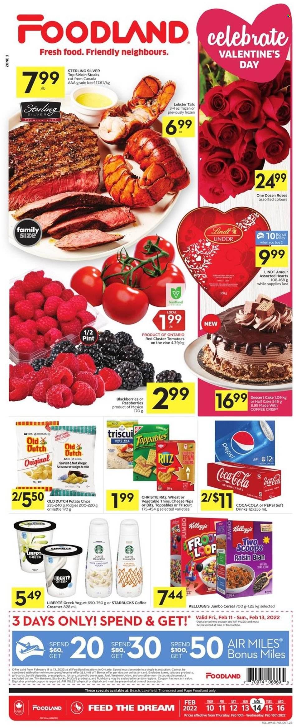 Foodland flyer - February 10, 2022 - February 16, 2022. Page 1